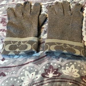 Authentic Coach gloves
